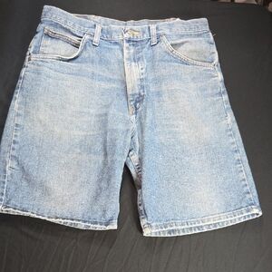 Wrangler Light Blue Jean Shorts for Men